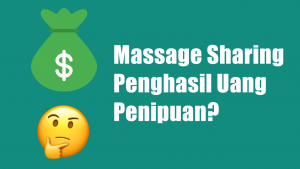 Massage Sharing Penghasil Uang