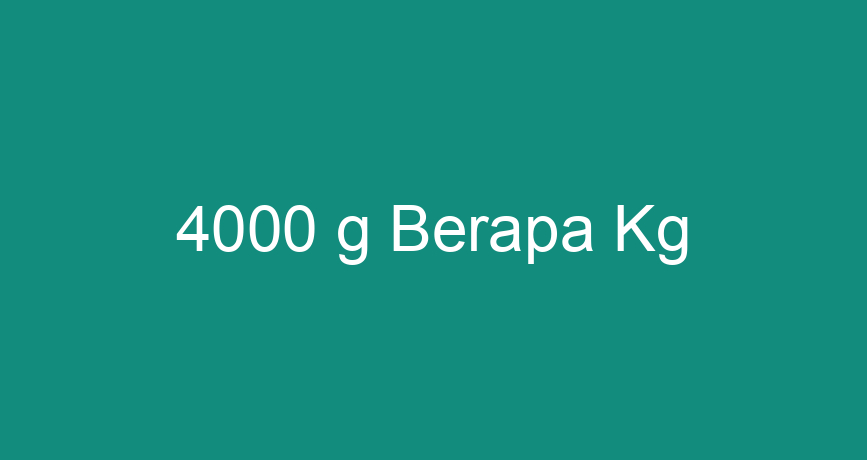 4000-g-berapa-kg-chokingman